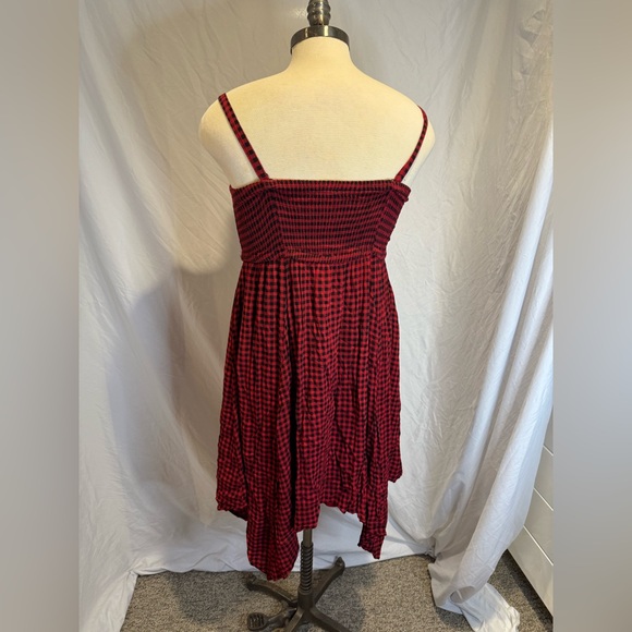 Torrid Red and Black Plaid Mini Dress - Picture 4 of 5